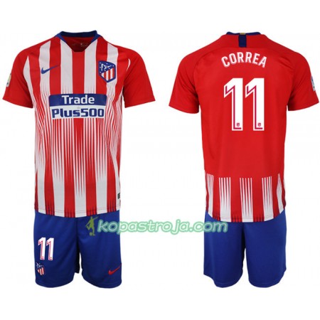 Billiga Fotbollströjor Atlético Madrid CORREA 11 Barn Hemma tröja 2018/19 Kortärmad